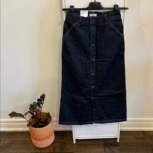 Carhartt WIP Blue Marvin Denim Skirt